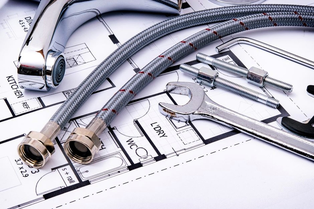 A practical selection of household hand tools.